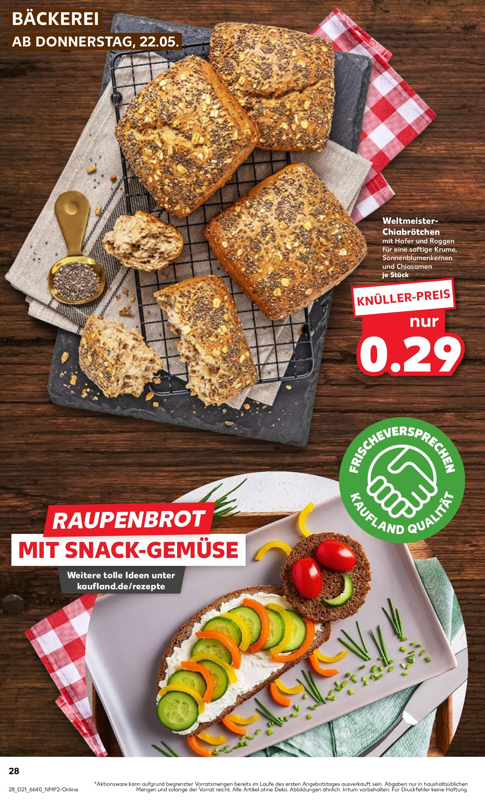 Kaufland prospekt Steinheim An Der Murr (ab 21.05.2025) » Angebote Online | Seite: 36 | Produkte: Bäckerei Kaufland prospekt Steinheim An Der Murr (ab 21.05.2025) » Angebote Online zum Blättern | Seite: 36 | Produkte: Bäckerei