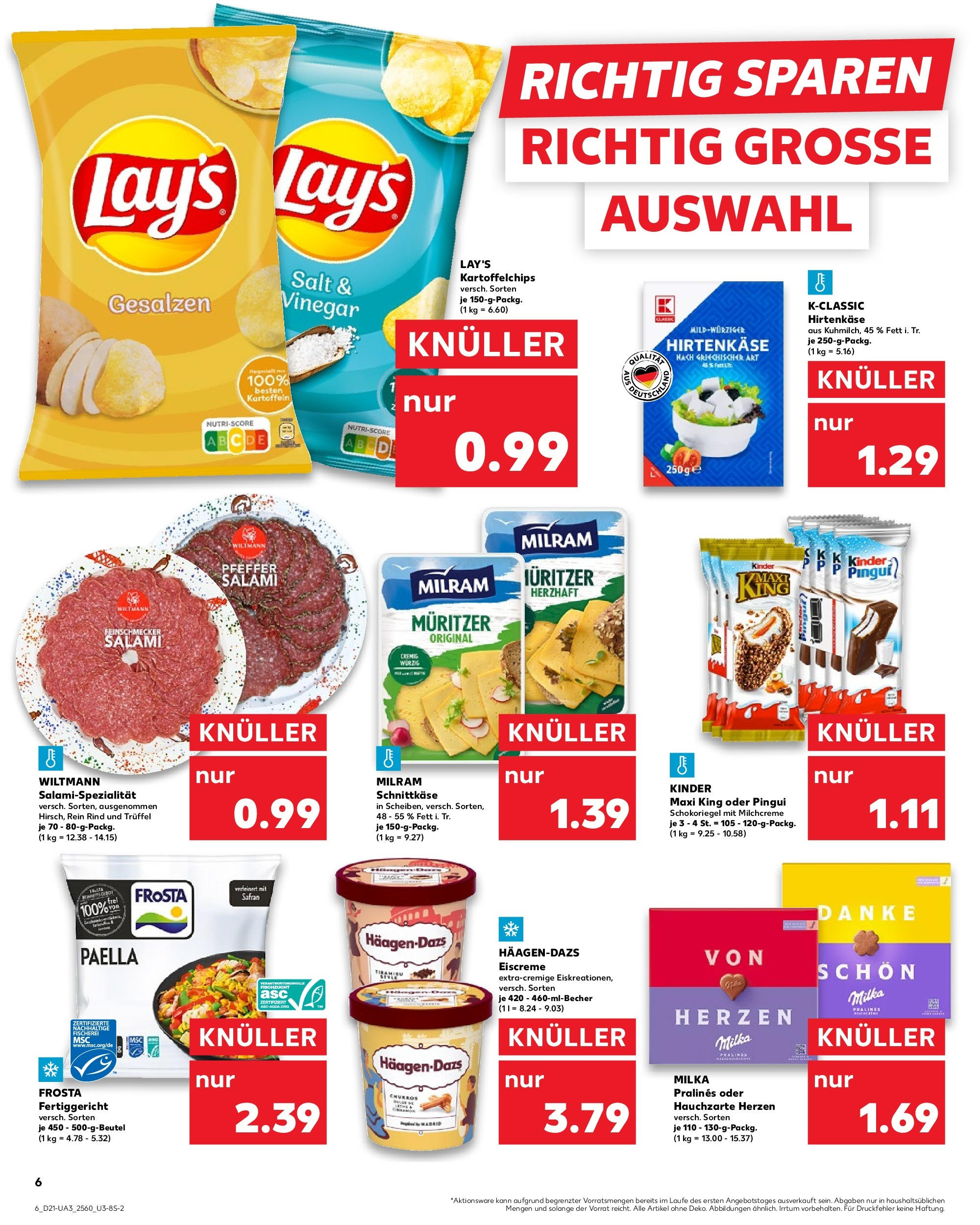 Kaufland prospekt Steinheim An Der Murr (ab 21.05.2025) » Angebote Online | Seite: 6 | Produkte: Eiscreme, Milka, Kartoffeln, Milram Kaufland prospekt Steinheim An Der Murr (ab 21.05.2025) » Angebote Online zum Blättern | Seite: 6 | Produkte: Eiscreme, Milka, Kartoffeln, Milram