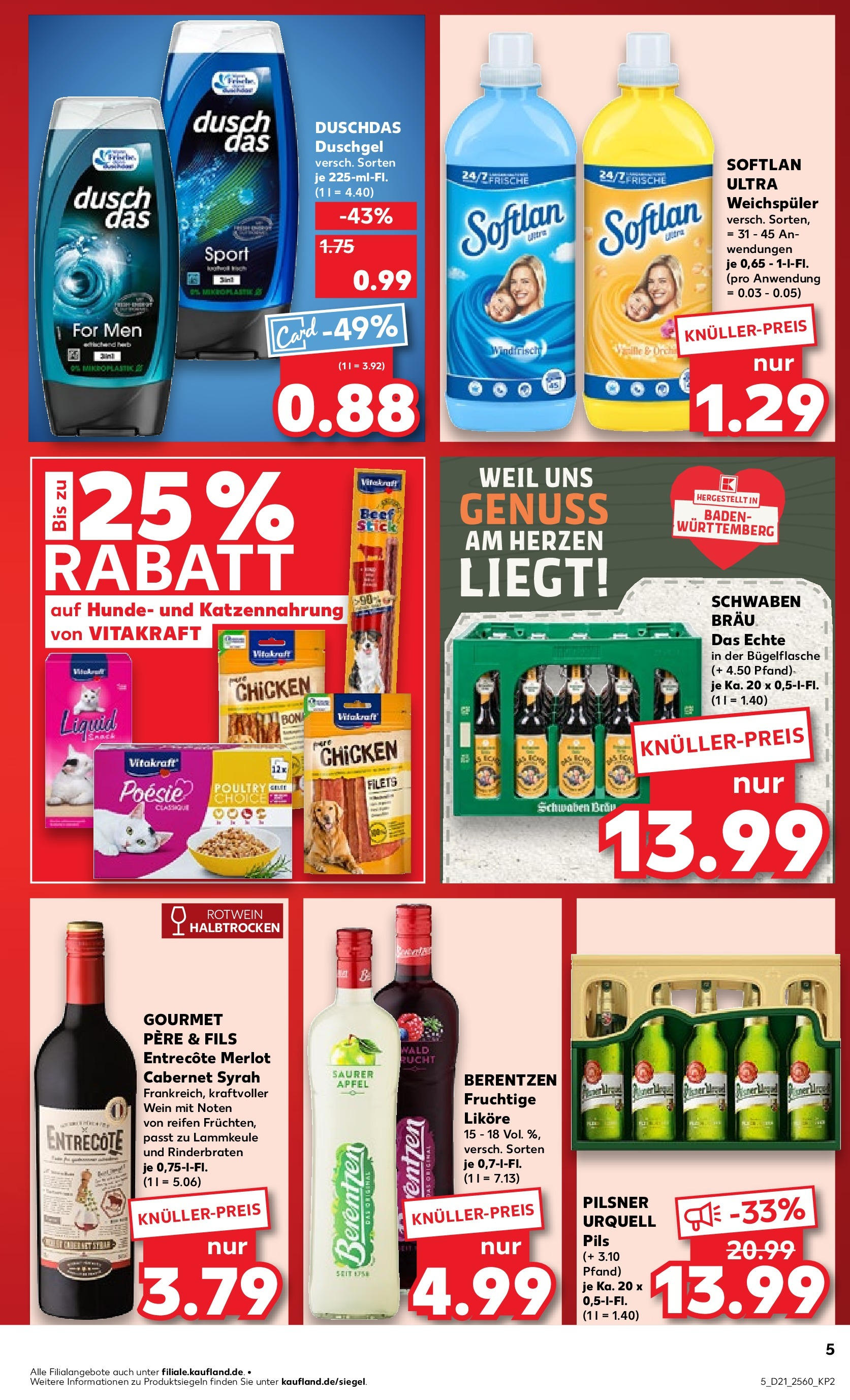 Kaufland prospekt Steinheim An Der Murr (ab 21.05.2025) » Angebote Online | Seite: 13 | Produkte: Entrecote, Weichspüler, Duschdas, Berentzen Kaufland prospekt Steinheim An Der Murr (ab 21.05.2025) » Angebote Online zum Blättern | Seite: 13 | Produkte: Entrecote, Weichspüler, Duschdas, Berentzen