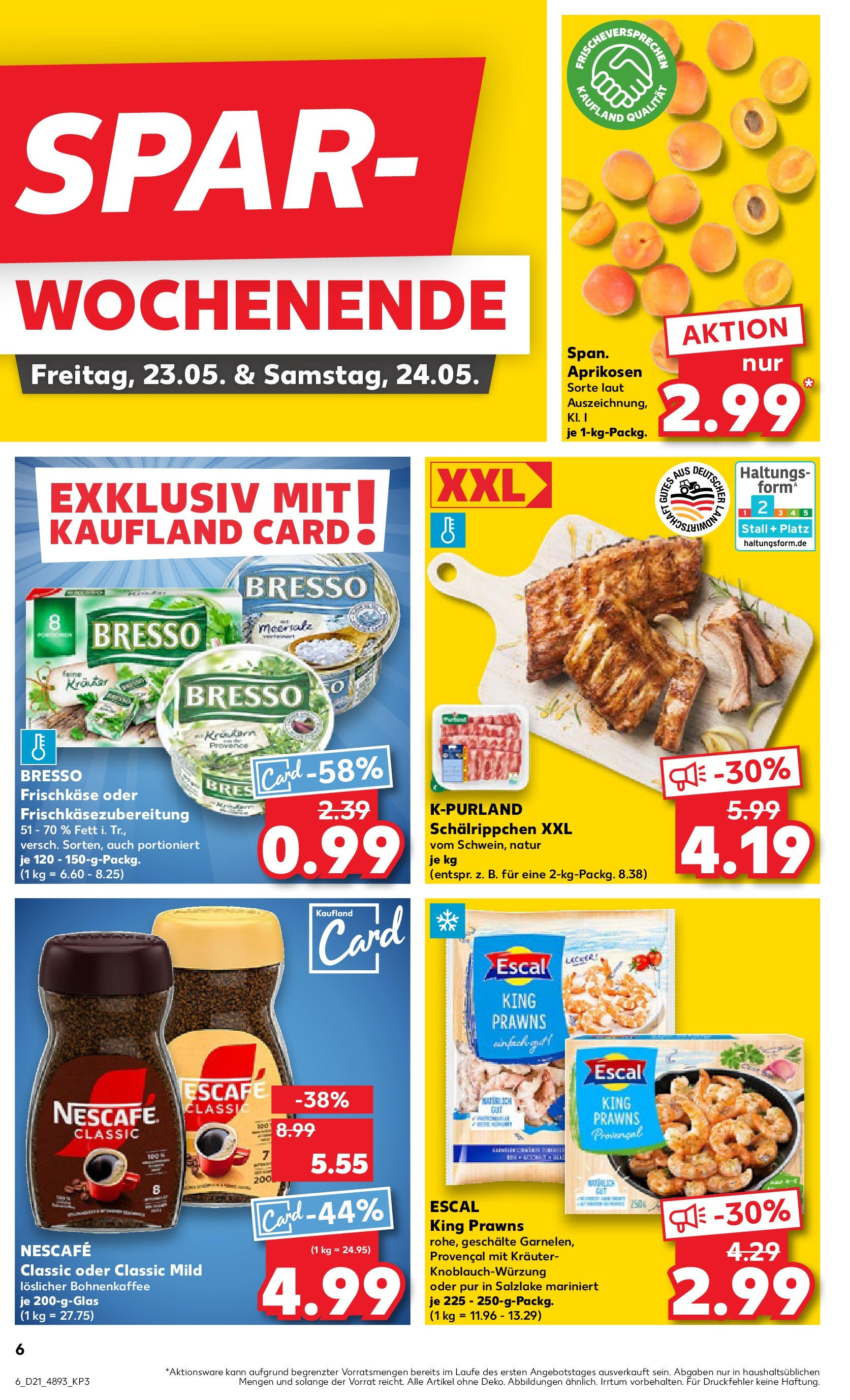 Kaufland prospekt Stollberg (ab 21.05.2025) » Angebote Online | Seite: 6 | Produkte: Nescafe, Bresso, Nescafe classic, Frischkase Kaufland prospekt Stollberg (ab 21.05.2025) » Angebote Online zum Blättern | Seite: 6 | Produkte: Nescafe, Bresso, Nescafe classic, Frischkase