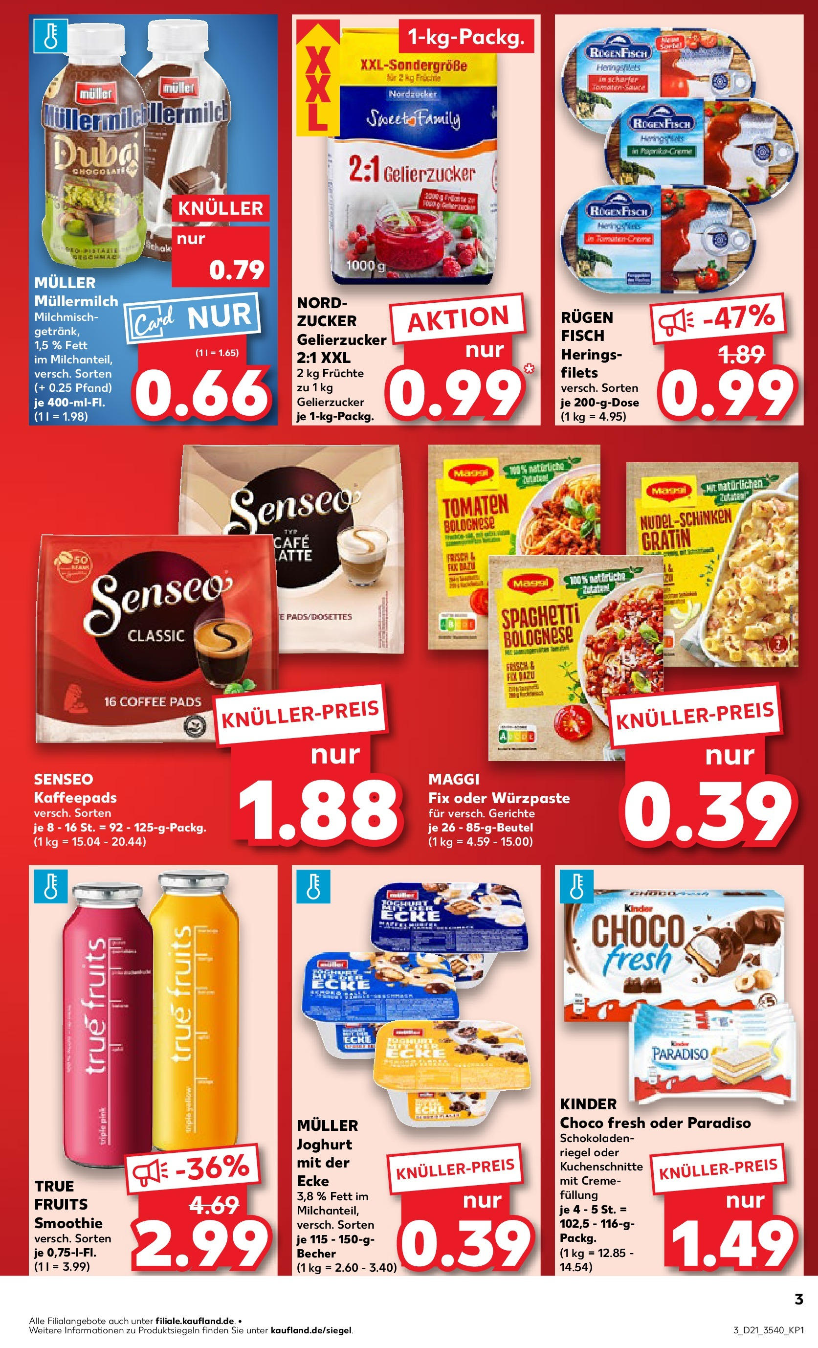 Kaufland prospekt Marienberg (ab 21.05.2025) » Angebote Online | Seite: 3 | Produkte: Kaffeepads, Maggi, Paprika, Zucker Kaufland prospekt Marienberg (ab 21.05.2025) » Angebote Online zum Blättern | Seite: 3 | Produkte: Kaffeepads, Maggi, Paprika, Zucker