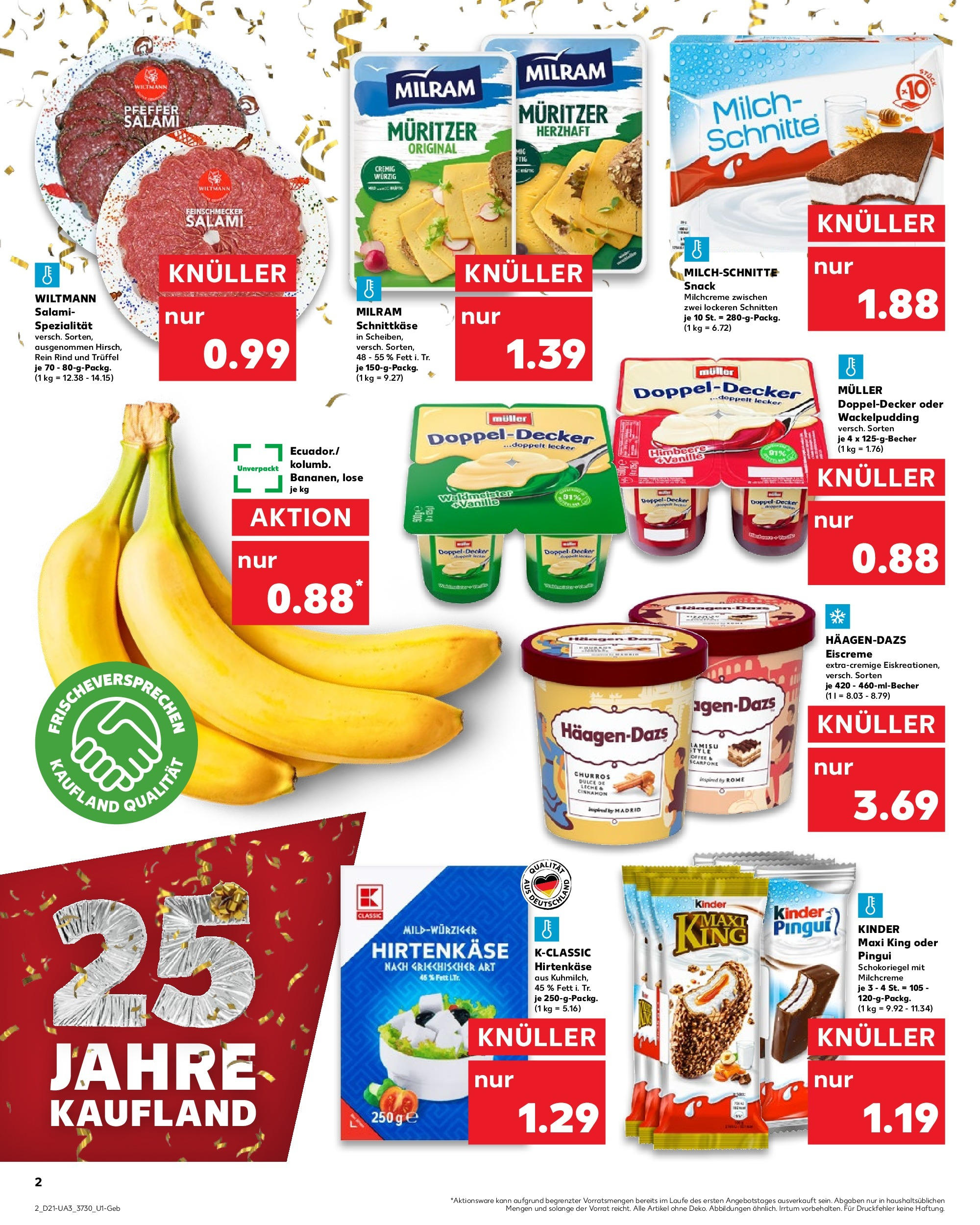 Kaufland prospekt Bietigheim-Bissingen (ab 21.05.2025) » Angebote Online | Seite: 2 | Produkte: Feta, Milch, Pudding, Salami Kaufland prospekt Bietigheim-Bissingen (ab 21.05.2025) » Angebote Online zum Blättern | Seite: 2 | Produkte: Feta, Milch, Pudding, Salami