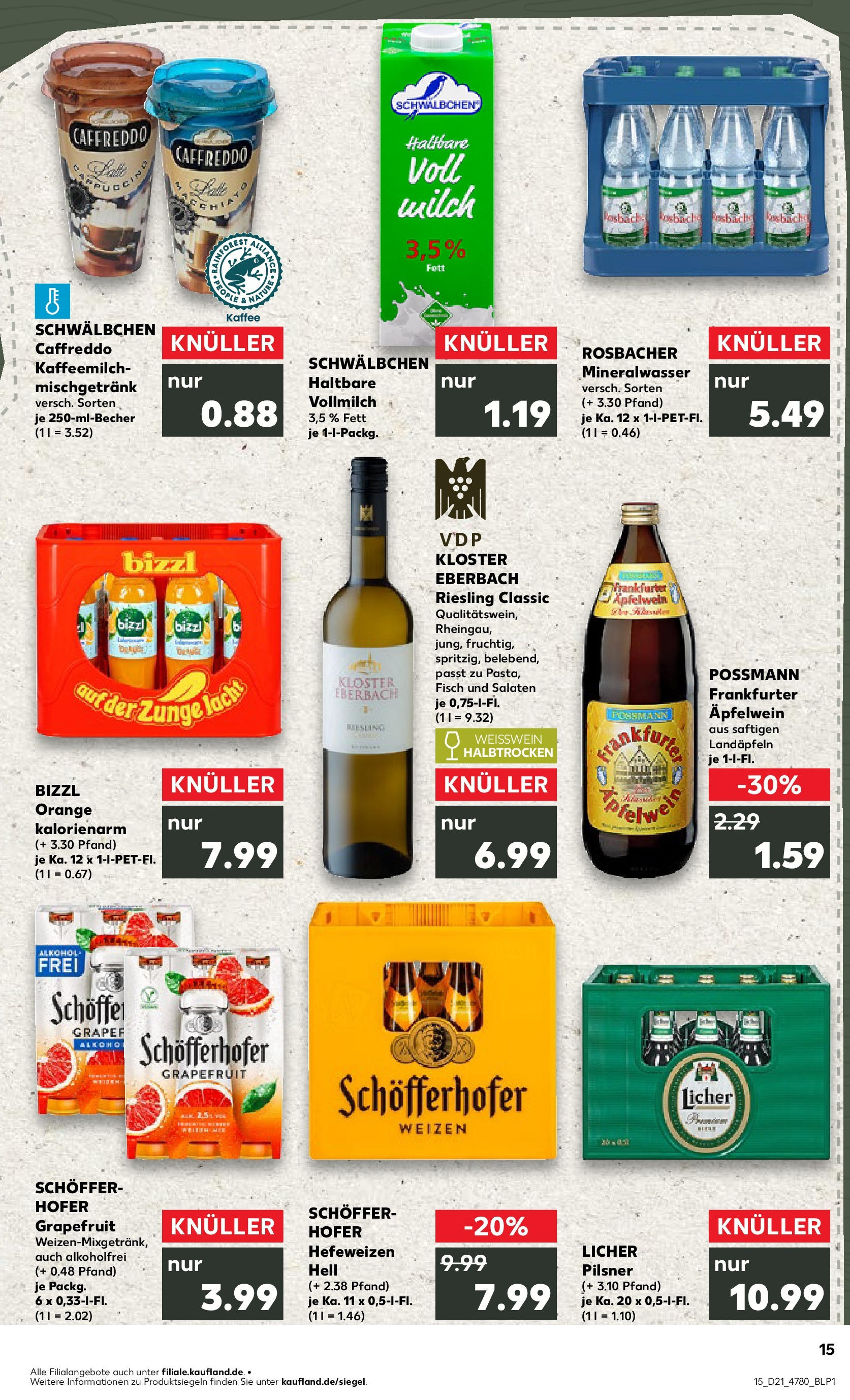 Kaufland prospekt Dieburg (ab 21.05.2025) » Angebote Online | Seite: 15 | Produkte: Kaffee, Mineralwasser, Fisch, Grapefruit Kaufland prospekt Dieburg (ab 21.05.2025) » Angebote Online zum Blättern | Seite: 15 | Produkte: Kaffee, Mineralwasser, Fisch, Grapefruit