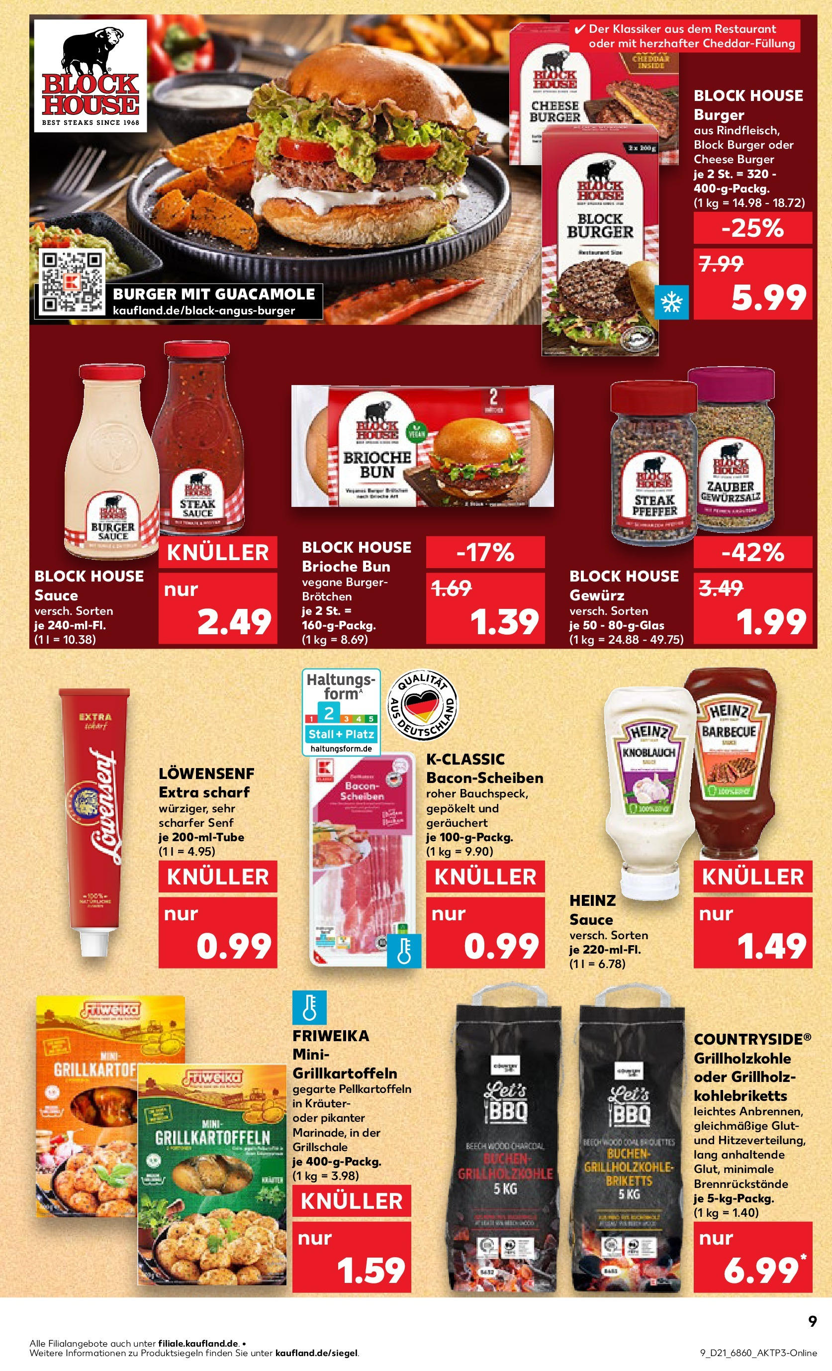 Kaufland prospekt Bad Kreuznach (ab 22.05.2025) » Angebote Online | Seite: 9 | Produkte: Gewürzsalz, Burger bun, Pfeffer, Knoblauch Kaufland prospekt Bad Kreuznach (ab 22.05.2025) » Angebote Online zum Blättern | Seite: 9 | Produkte: Gewürzsalz, Burger bun, Pfeffer, Knoblauch