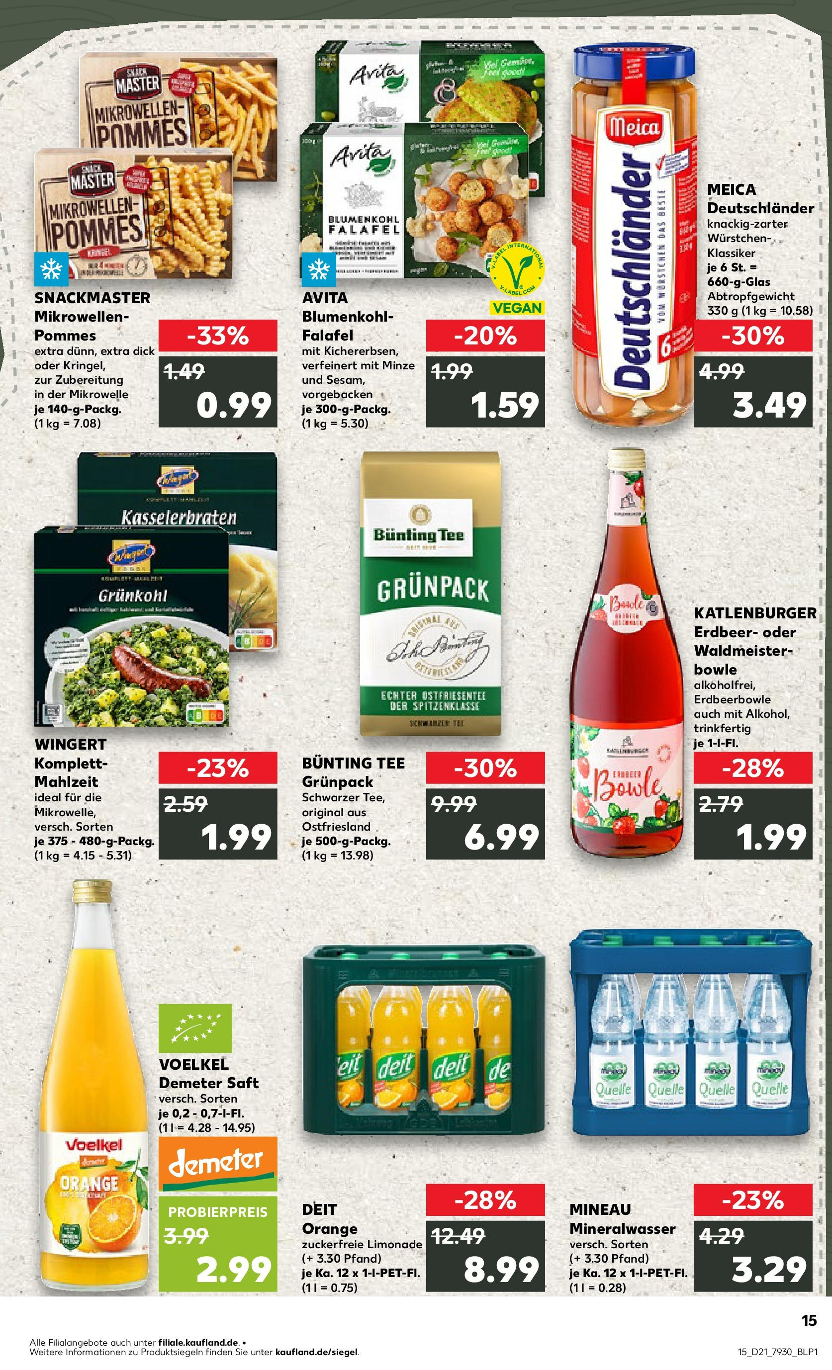 Kaufland prospekt Lüneburg (ab 22.05.2025) » Angebote Online | Seite: 15 | Produkte: Pommes, Limonade, Blumenkohl, Tee Kaufland prospekt Lüneburg (ab 22.05.2025) » Angebote Online zum Blättern | Seite: 15 | Produkte: Pommes, Limonade, Blumenkohl, Tee