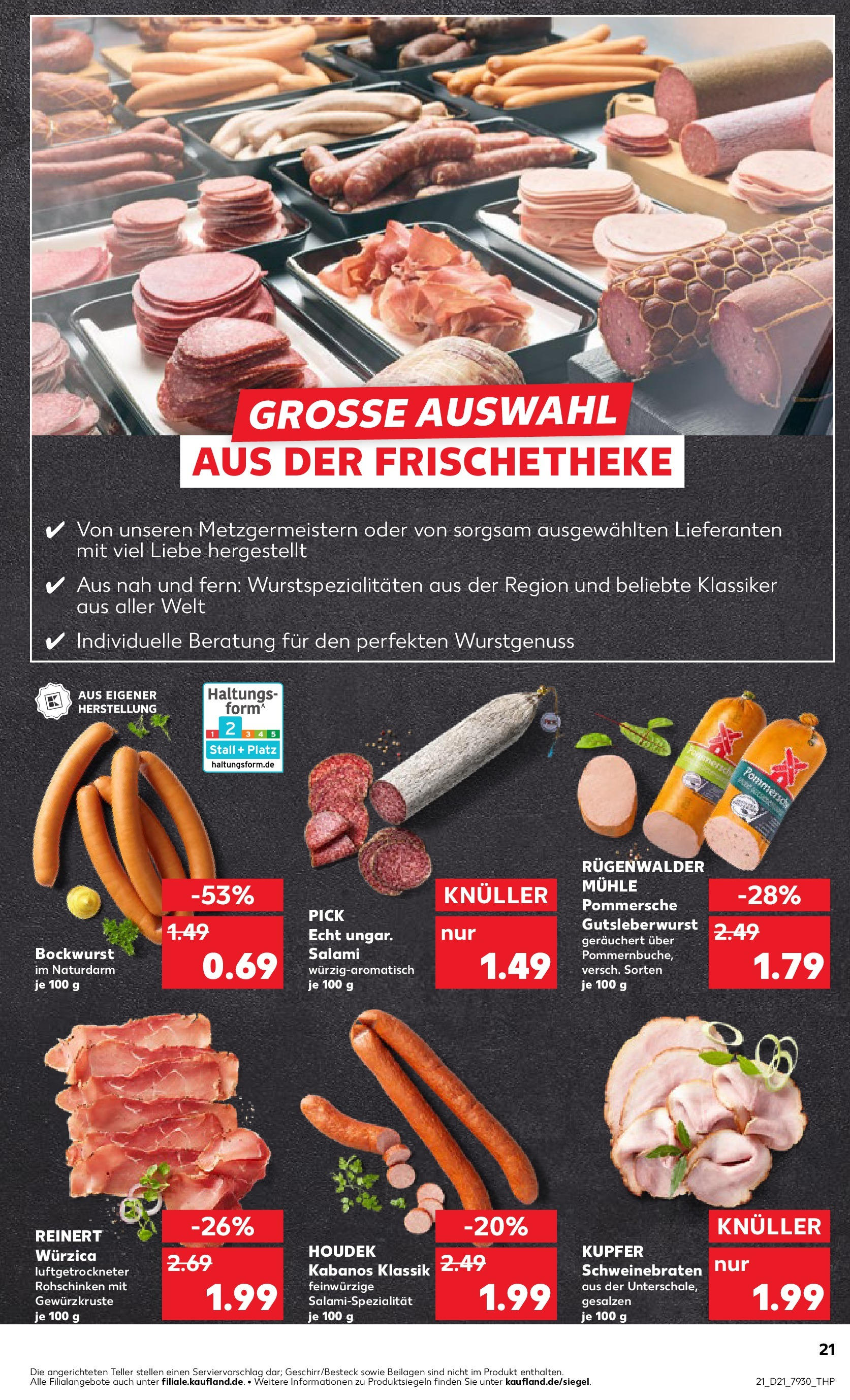 Kaufland prospekt Lüneburg (ab 22.05.2025) » Angebote Online | Seite: 21 | Produkte: Bockwurst, Mühle, Salami Kaufland prospekt Lüneburg (ab 22.05.2025) » Angebote Online zum Blättern | Seite: 21 | Produkte: Bockwurst, Mühle, Salami