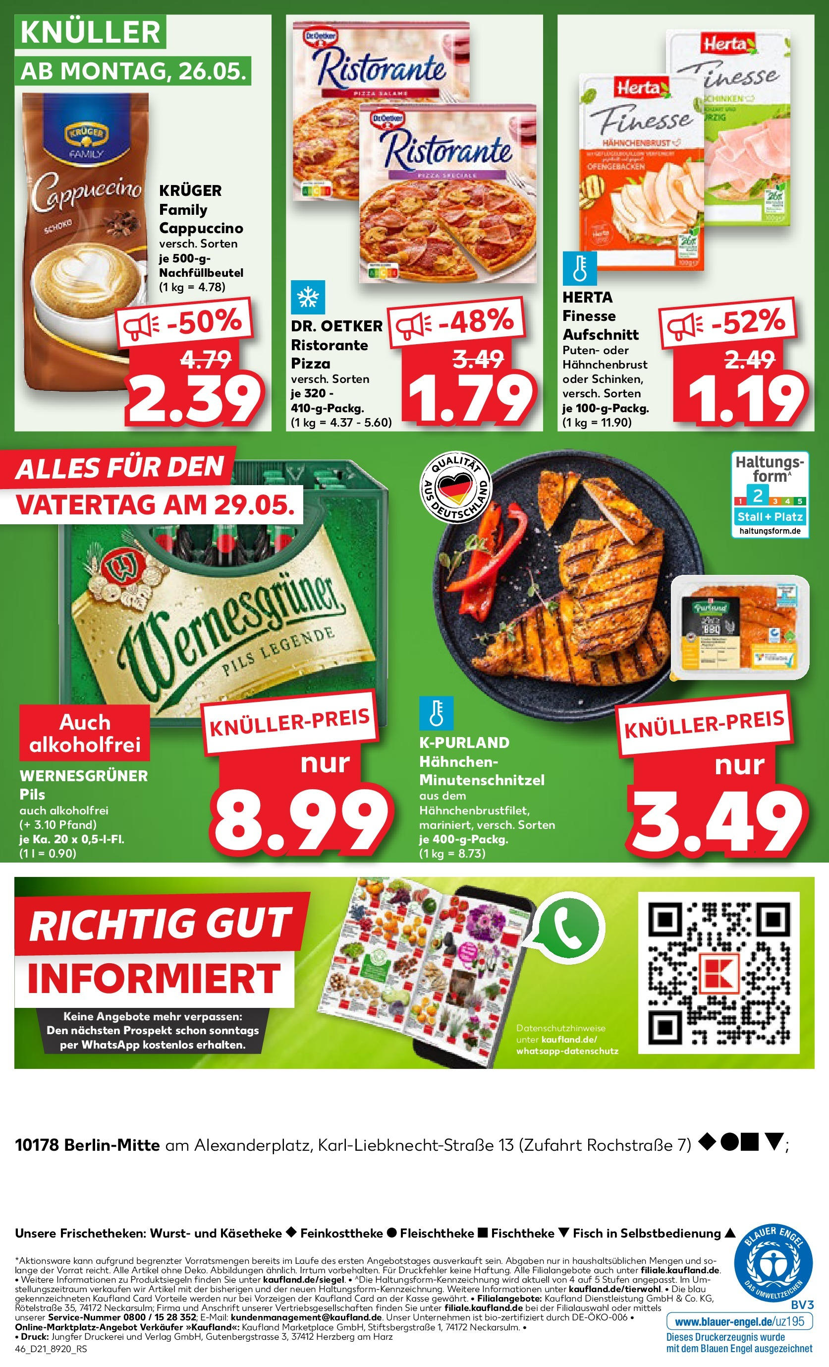 Kaufland prospekt Berlin (ab 21.05.2025) » Angebote Online | Seite: 46 Kaufland prospekt Berlin (ab 21.05.2025) » Angebote Online zum Blättern | Seite: 46
