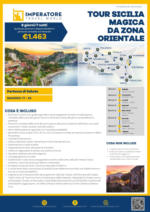 Imperatore Viaggi 2025 Tour Sicilia Magica da zona orientale - al 24.05.2025