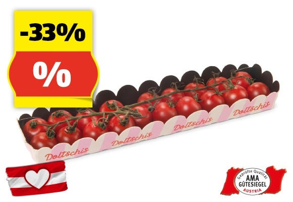 HOFER MARKTPLATZ Doltschis Premium Cherrytomaten aus Österreich, 300 g