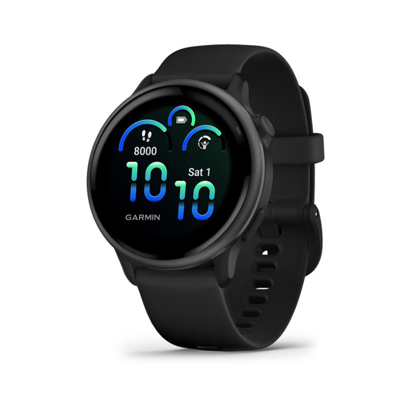 Смарт часовник GARMIN VIVOACTIVE 6 SLATE 85-00 Black Band 010-02985-00 42 MM, GPS, WLAN, ПУЛСОМЕР, SPO2