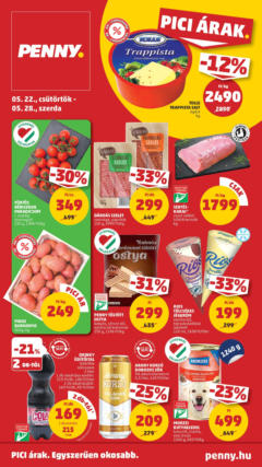 Fedezd fel - Pennymarket újság érvényessége - 2025.05.28-ig - amely érvényes a következő dátumtól: 21.05.2025