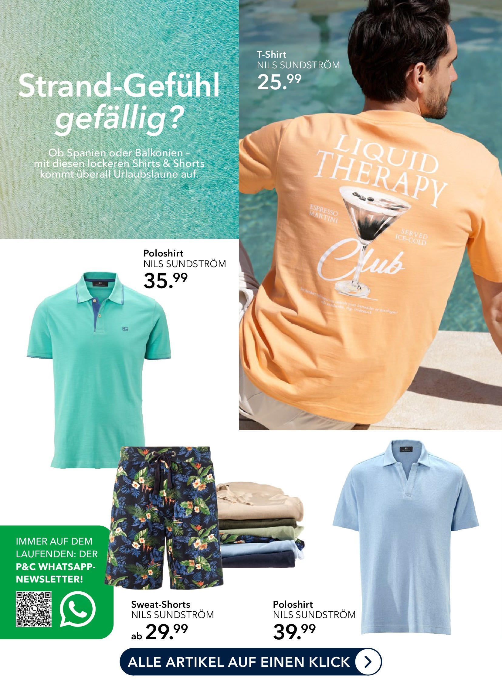 Peek & Cloppenburg Prospekt Hamburg	 (ab 25.05.2025) zum Blättern | Seite: 6 | Produkte: Sweatshorts, Poloshirt