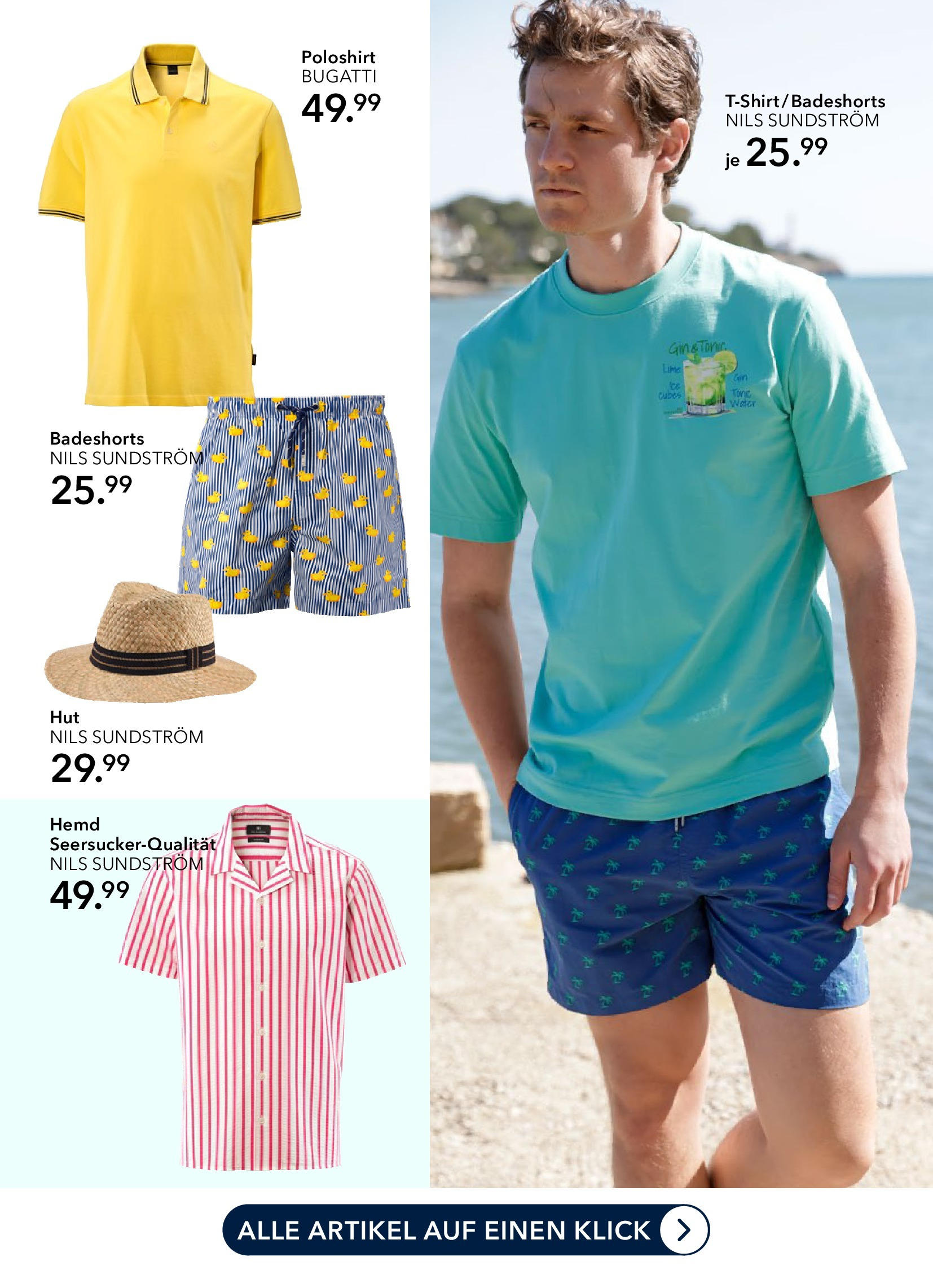 Peek & Cloppenburg Prospekt Hamburg	 (ab 25.05.2025) zum Blättern | Seite: 7 | Produkte: Badeshorts, Poloshirt, Hemd