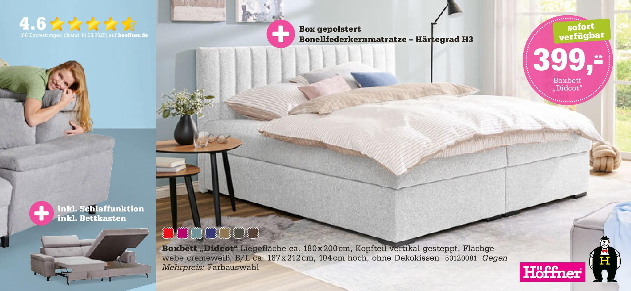 Höffner - Höffner: Möbelangebote (ab 20.05.2025) zum Blättern | Seite: 7