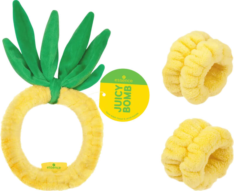 essence Haarband & Handgelenkbänder Juicy Bomb Party 01 Pineapple Party
