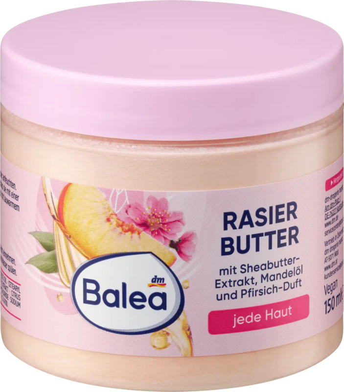 Balea Rasierbutter Pfirsich