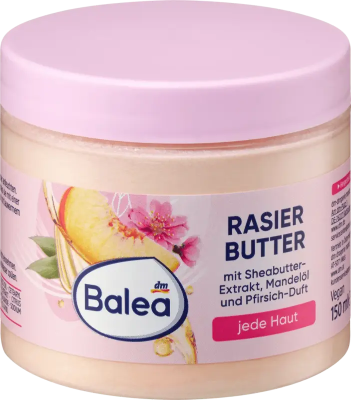 Balea Rasierbutter Pfirsich
