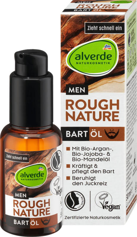 alverde MEN Bartöl Rough Nature