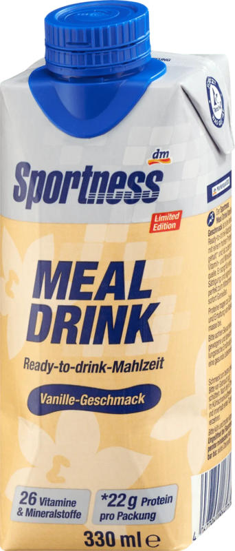 Sportness Meal Drink, Vanille Geschmack
