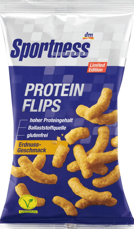 Sportness Protein Flips, Erdnuss Geschmack