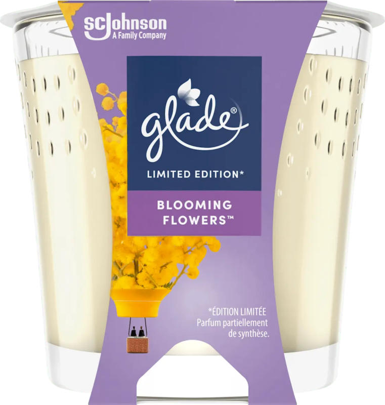 glade Duftkerze im Glas Blooming Flowers 112 g