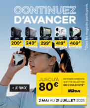 Promotion télémètres de golf Nikon