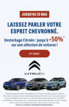 Destockage Citroën jusqu'à -50%
