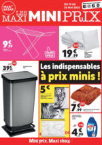 Maxi Bazar Catalogue "Les Maxi Mini Prix" - au 25.05.2025