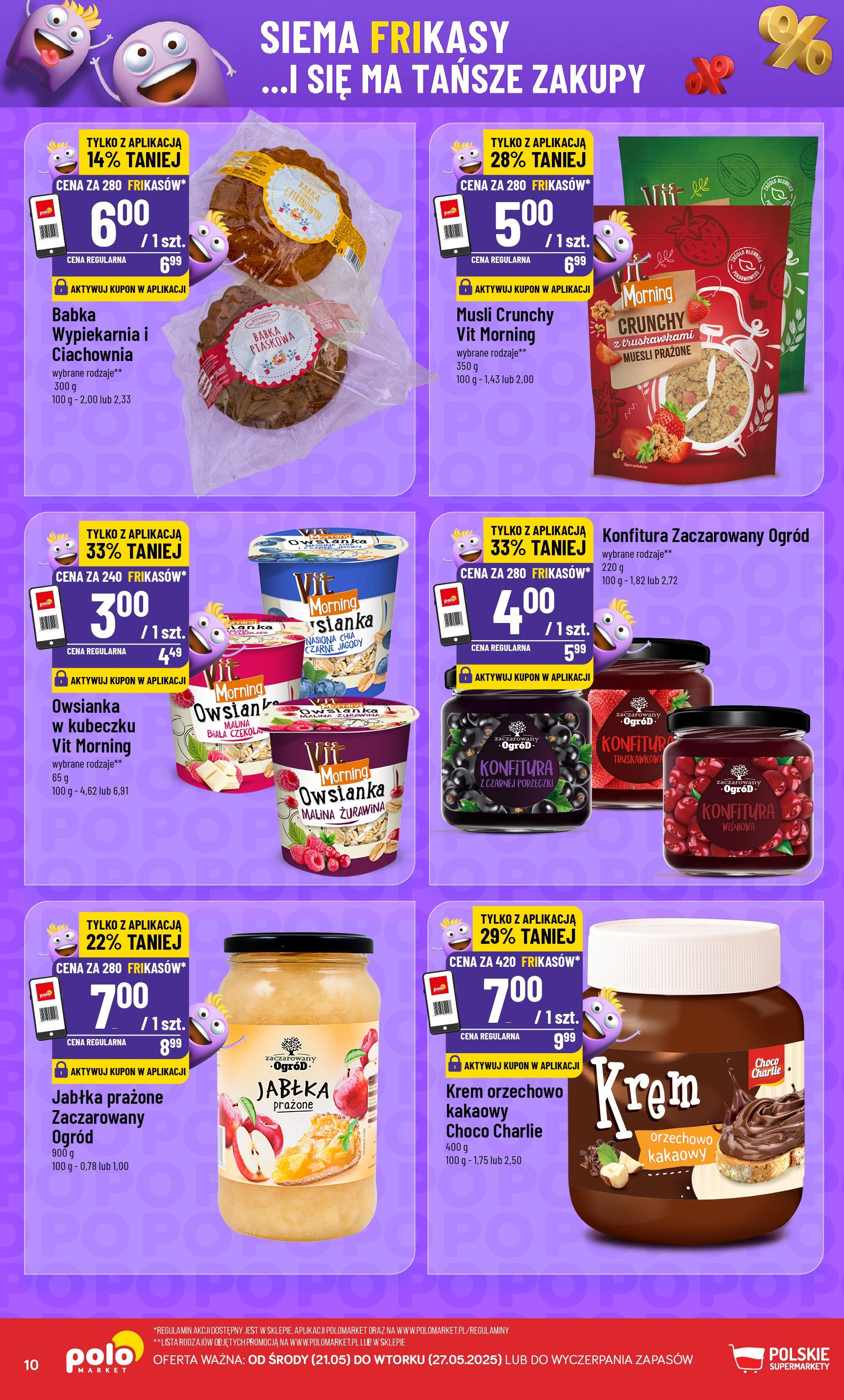 POLOmarket gazetka od jutra (21.05.2025) - Nowa PDF | Strona: 10 | Produkty: Jagody, Malina, Nasiona chia, Krem