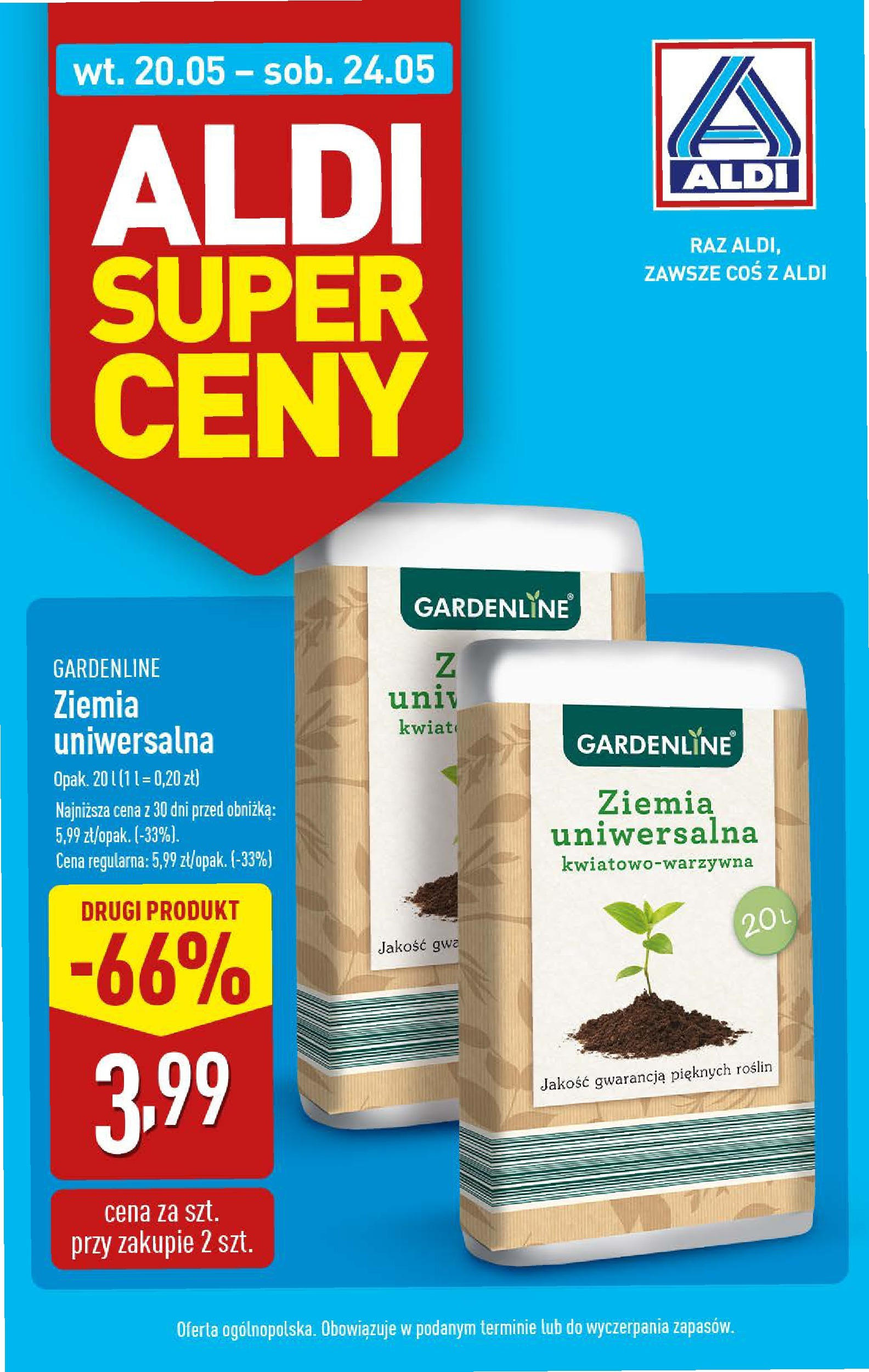 Aldi Super ceny od wtorku od 20.05.2025 - Nowa Gazetka - Numer strony 1