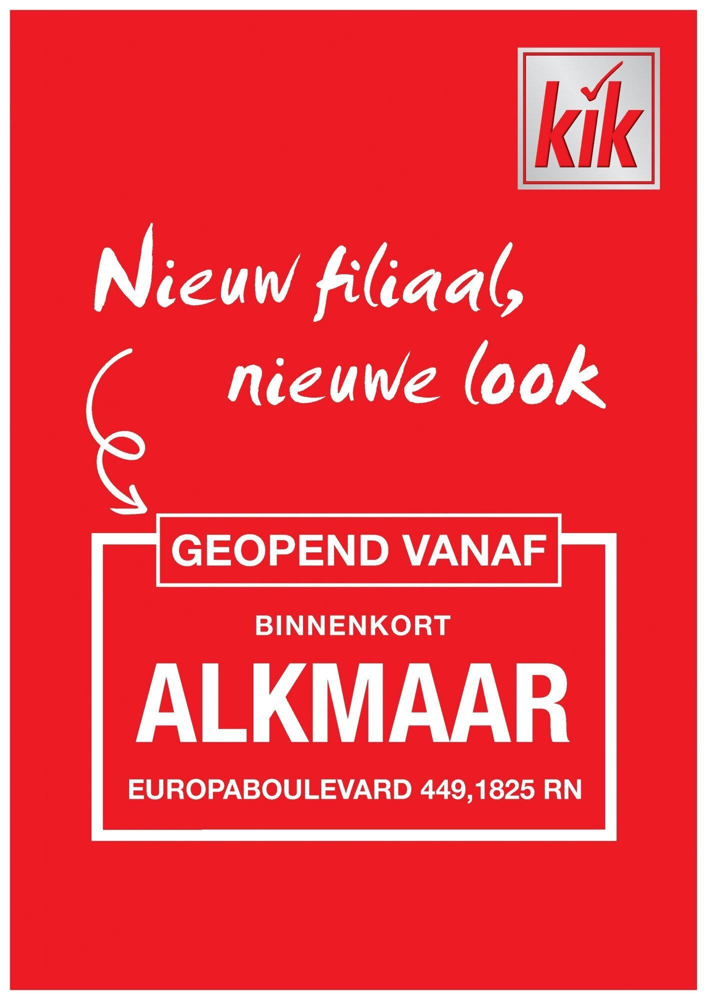 KiK shop Geopend folder Alkmaar geldig vanaf 19-05-2025 - Paginanummer 1