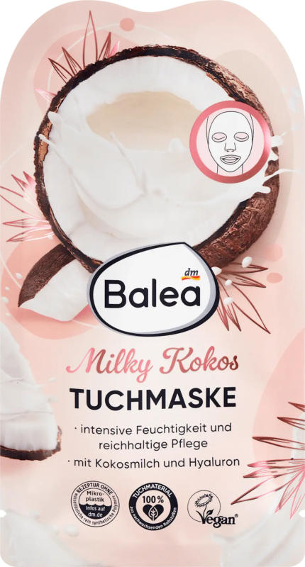 Balea Tuchmaske Milky Kokos