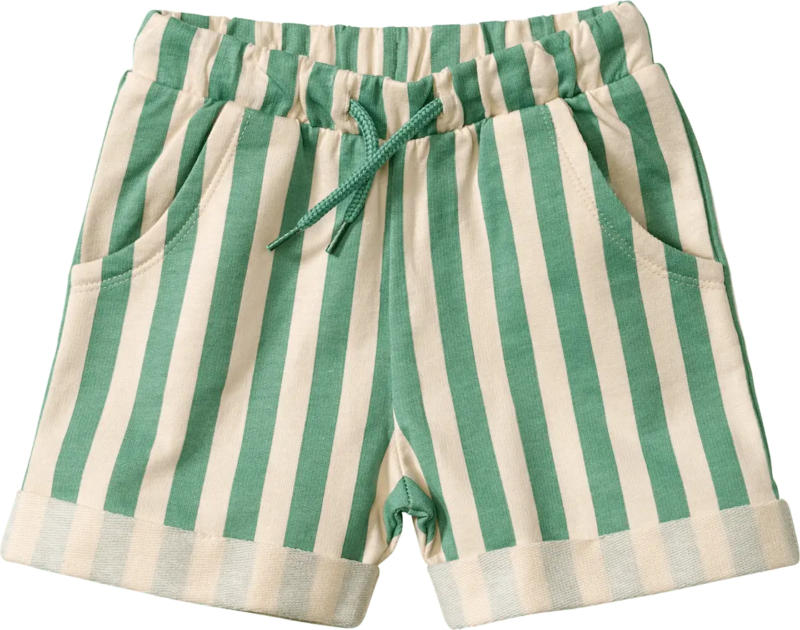 ALANA Shorts mit Streifen-Muster, grün, Gr. 98