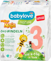 babylove nature Windeln Die Biene Maja Gr. 3 Midi (4-9 kg)