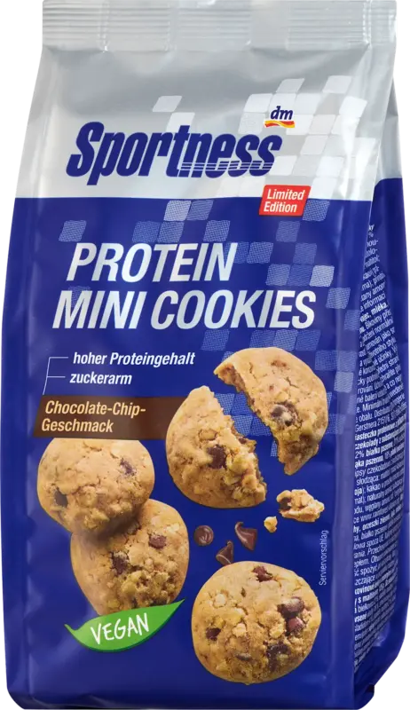 Sportness Protein Mini Cookies, Chocolate Chip Geschmack