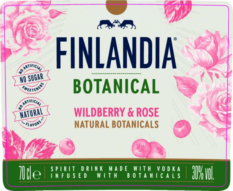 Finlandia Botanical Водка различни видове