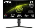 MediaMarkt MSI MAG 275CQRFDE QD E2 27 Zoll Gaming Monitor, WQHD, 1 ms Reaktionszeit, 300 cd/m&sup2;, 180 Hz, Schwarz - bis 15.08.2026