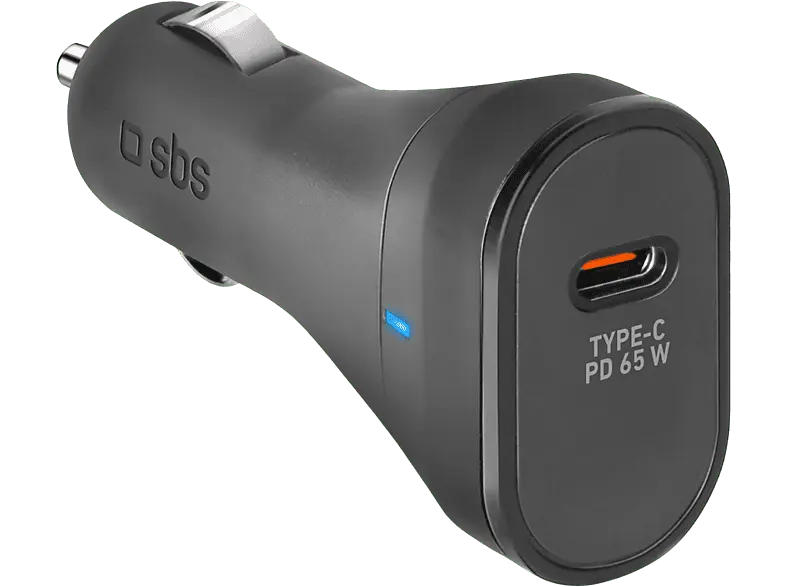 SBS 37281 Autoladegerät mit Power Delivery, 65W, USB-Type-C; Ladegerät fürs Auto