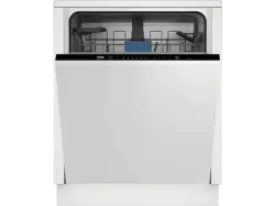 Beko BDIN36440 Geschirrspüler (vollintegrierbar, Besteckkorb, 598 mm breit, 46 dB(A), C, Schwarze Bedienblende)