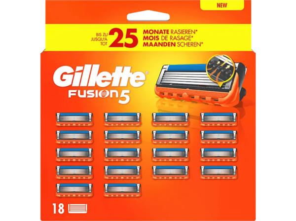 Gillette Fusion5 Systemklingen 18er; Ersatzklingen