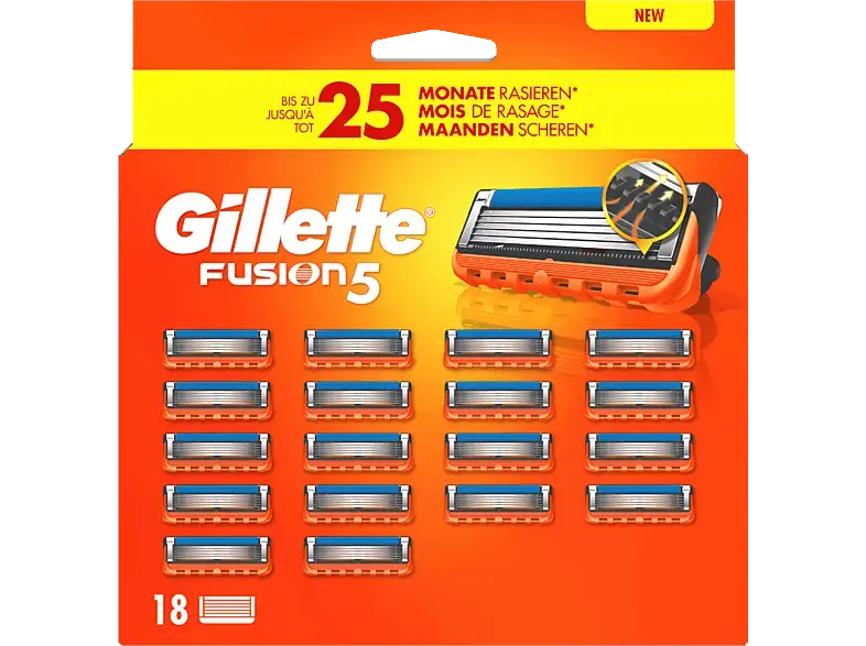 Gillette Fusion5 Systemklingen 18er; Ersatzklingen