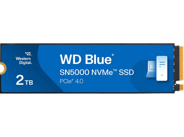 SandISK Blue® SN5000 NVMe™ PCIe® Gen4 Festplatte intern, 2 TB SSD, Blau