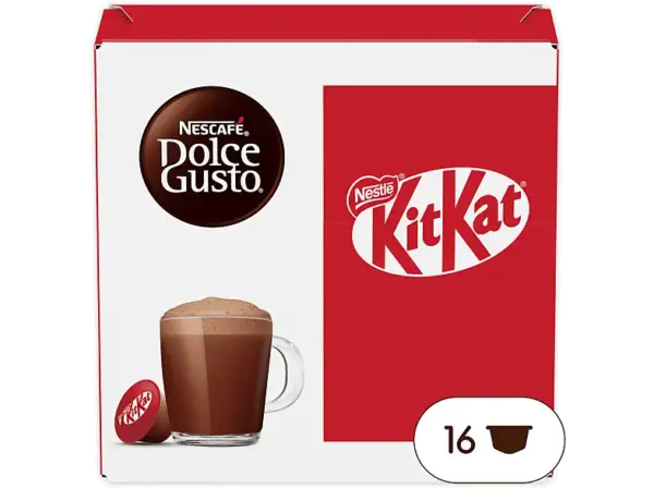 Dolce Gusto Kit Kat Kaffeekapseln, 16 Stück, Kompatibles System: Nescafé Dolce Gusto