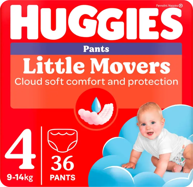 Scutece chiloțel pentru băieți numărul 4, 9-14 kg