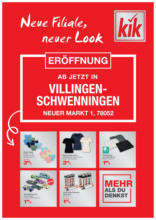 KiK: Neueröffnung in Villingen-Schwenningen