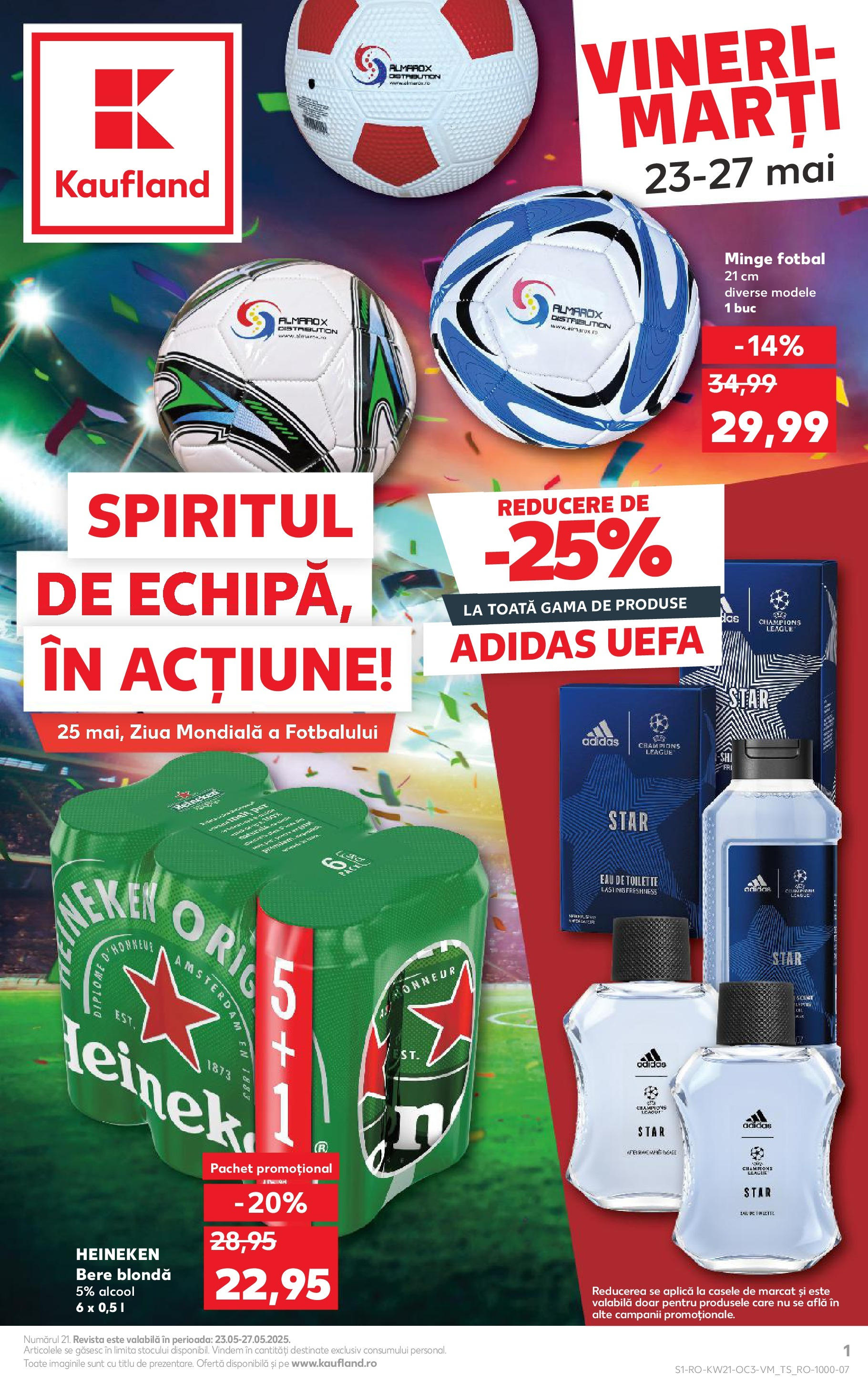 Catalog Kaufland - Bucureşti 23.05.2025 - Revista si Oferta | Pagină: 1 | Produse: Bere
