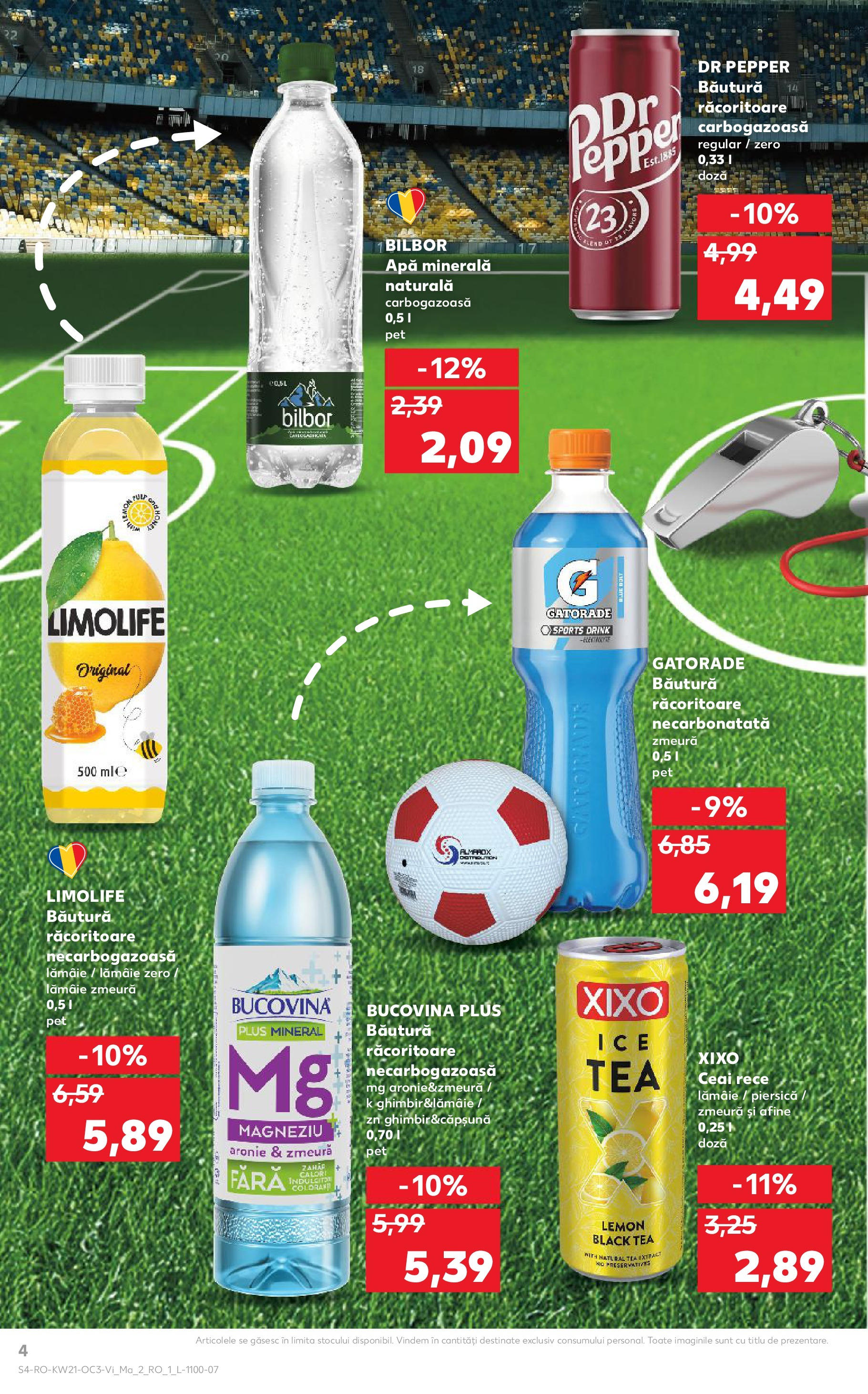 Catalog Kaufland - Târgovişte 23.05.2025 - Revista si Oferta | Pagină: 4 | Produse: Afine, Zmeură, Ceai, Lămâie