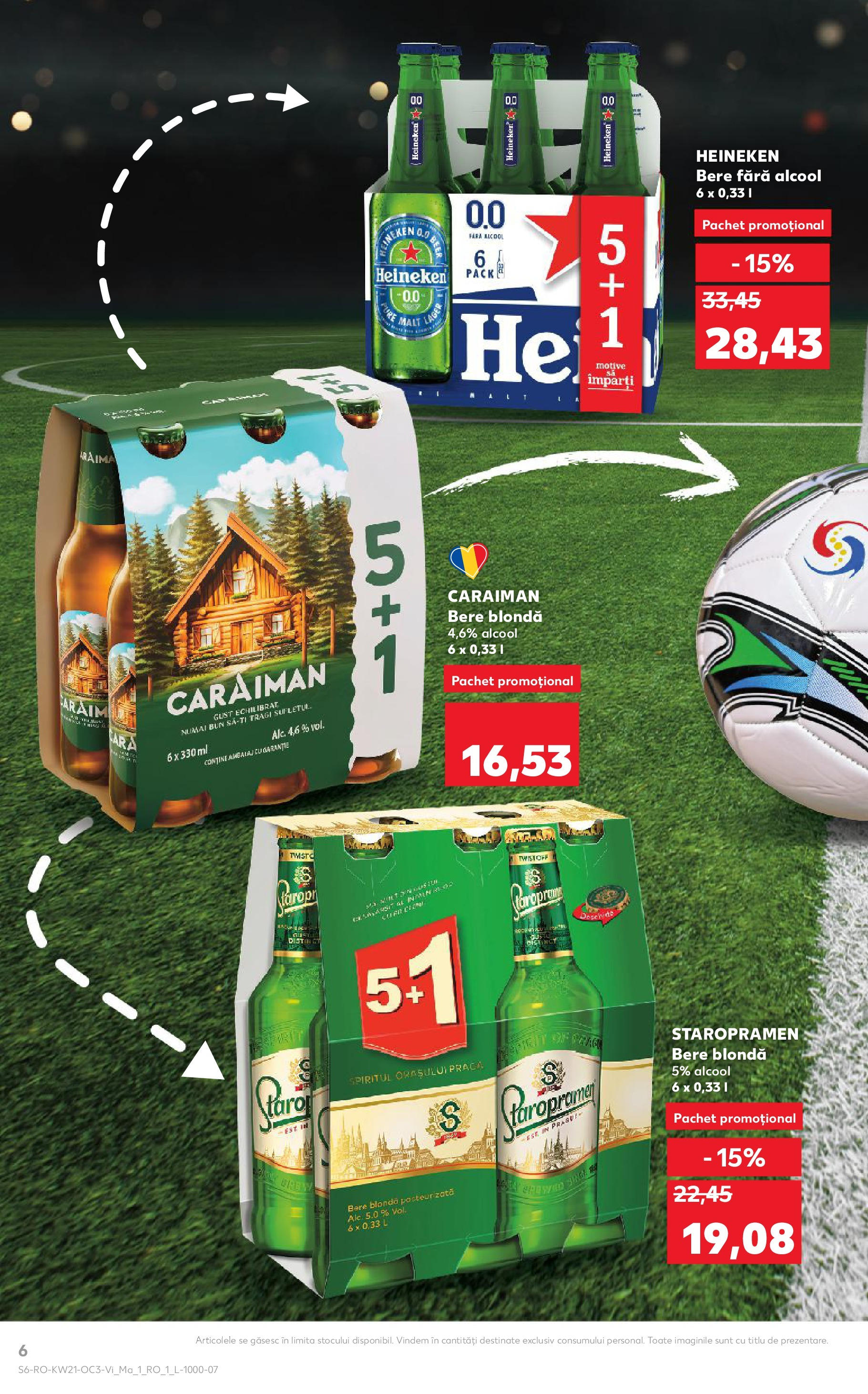 Catalog Kaufland - Bucureşti 23.05.2025 - Revista si Oferta | Pagină: 6 | Produse: Pară, Bere