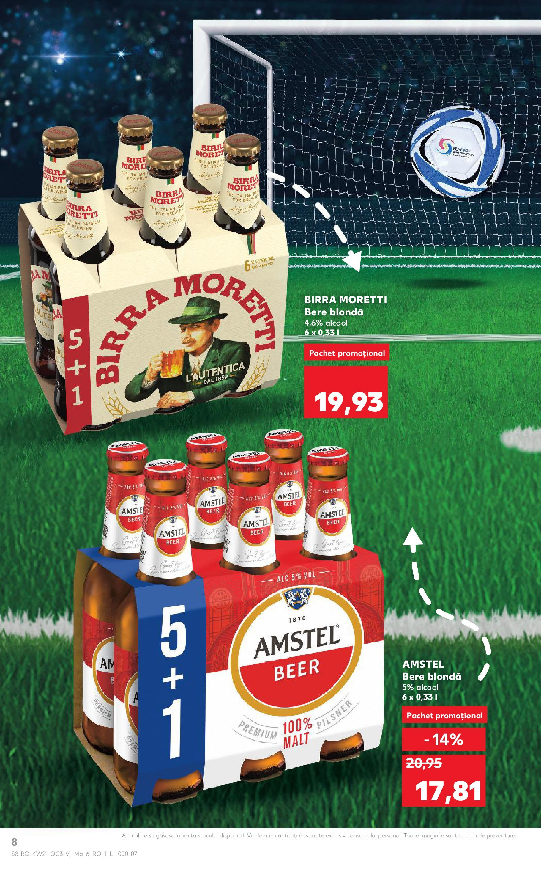 Catalog Kaufland - Bucureşti 23.05.2025 - Revista si Oferta | Pagină: 8 | Produse: Bere