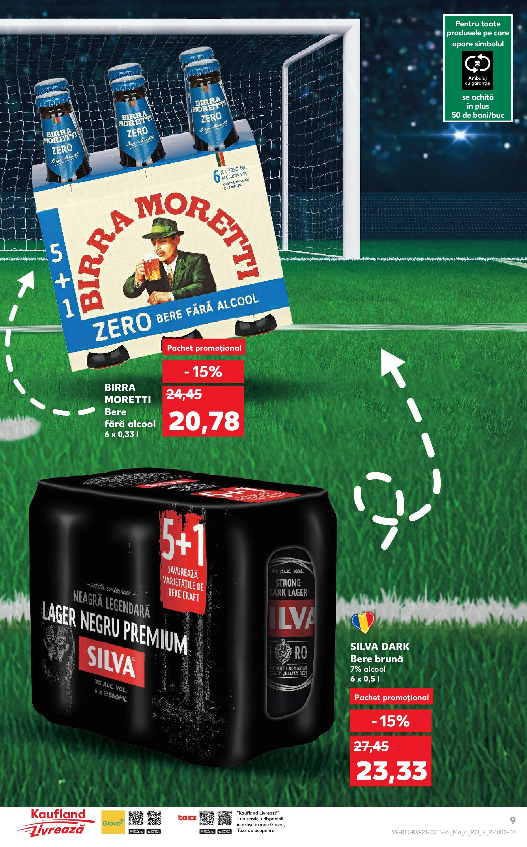 Catalog Kaufland - Bucureşti 23.05.2025 - Revista si Oferta | Pagină: 9 | Produse: Bere